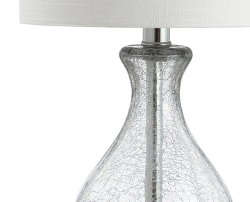 Playa 21" Metal/Bubble Glass LED Table Lamp - JONATHAN Y
